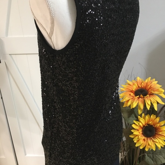 J. Crew scoop neck Tank sequin. Size small - Picture 3 of 10